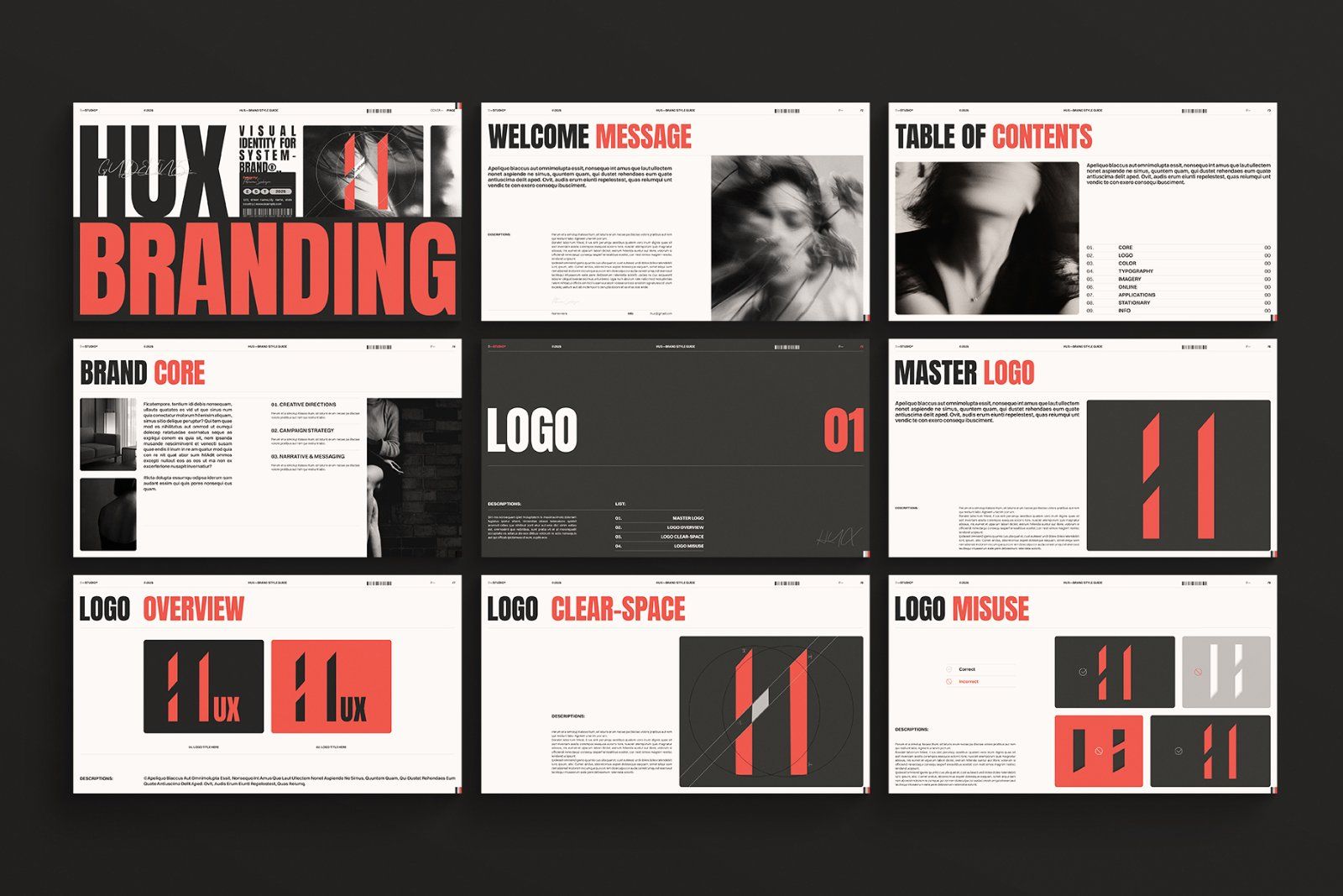 Brand Guidelines Presentation Design Template