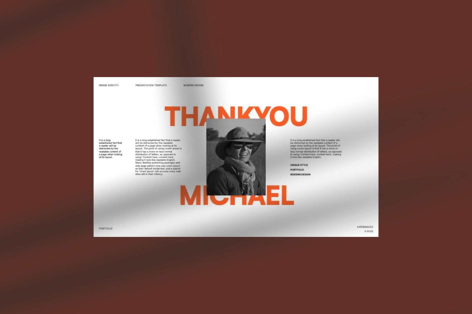 Michael - Brand Portfolio Keynote Template