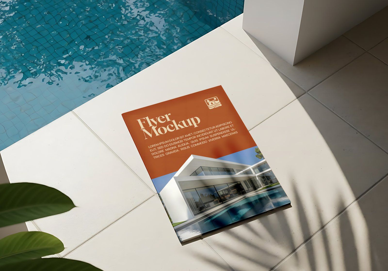 Premium Branding Villa Aesthetic Mockup