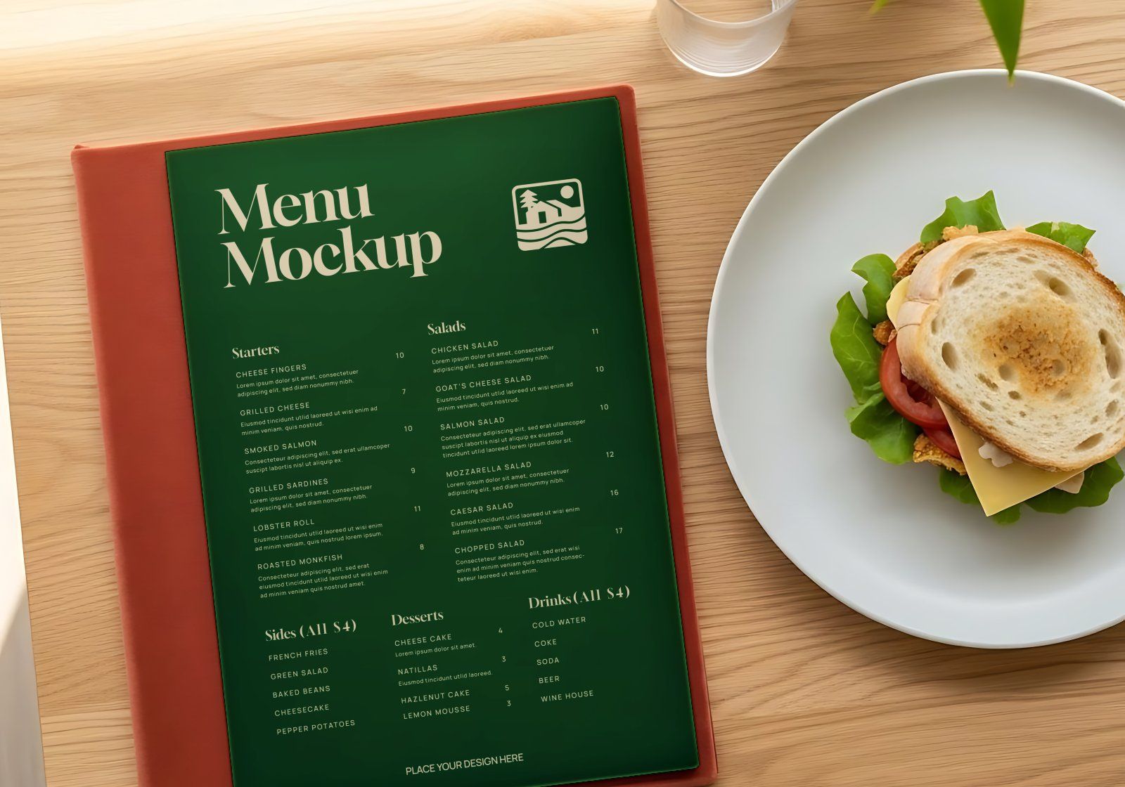 Premium Branding Villa Aesthetic Mockup