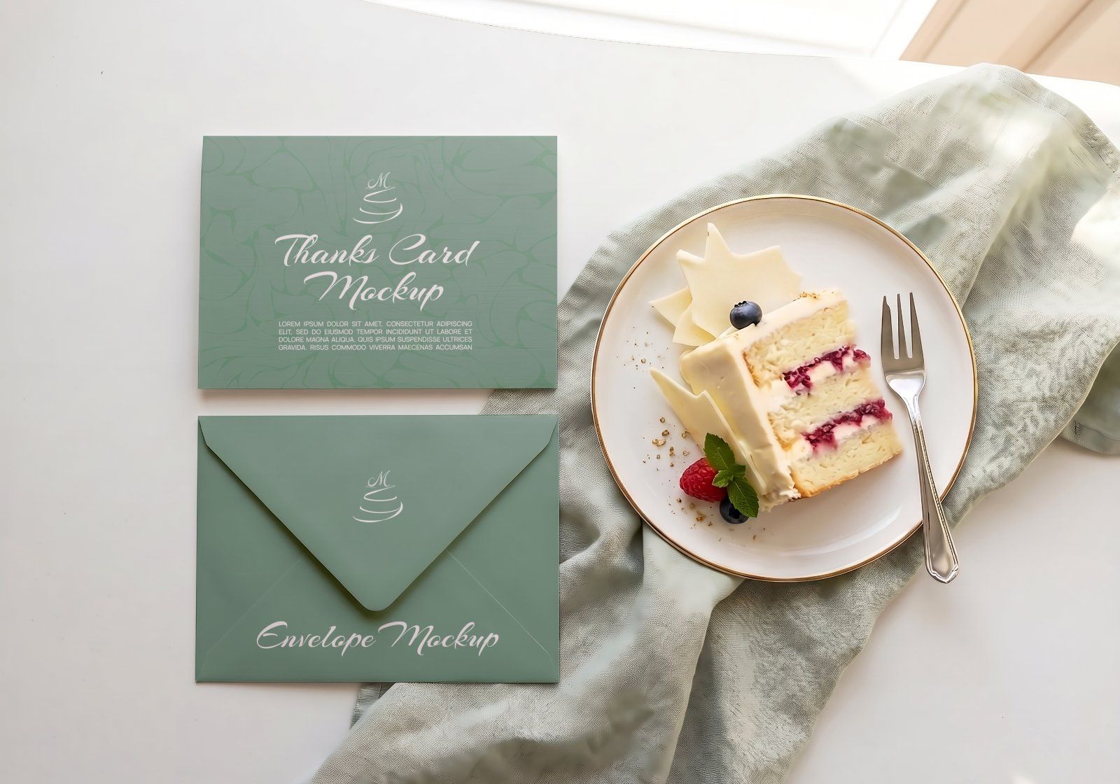 Premium Custom Cake Shop Branding Mockup Bundle – 15 Aesthetic PSD Scenes for Bakery & Patisserie Id