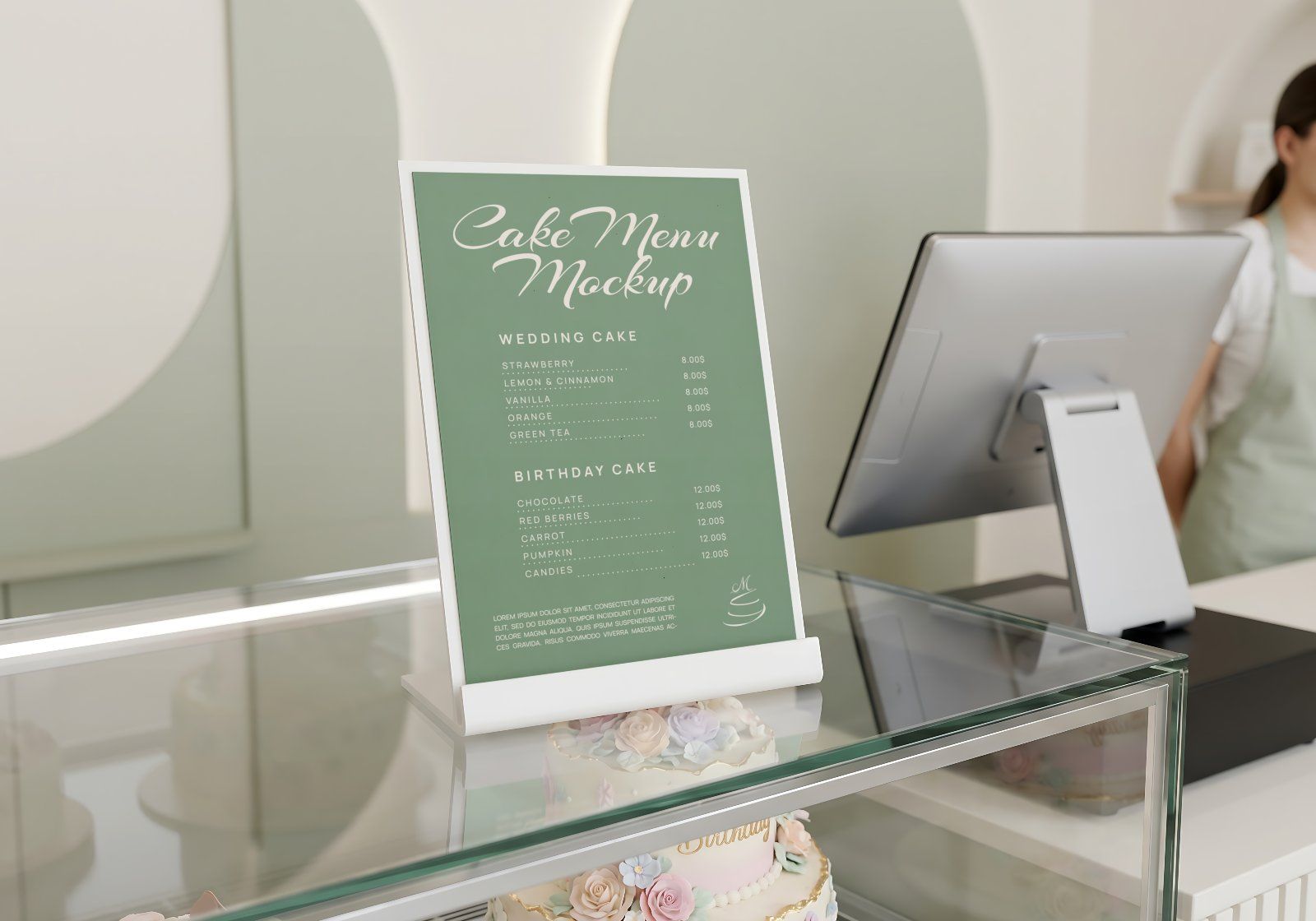 Premium Custom Cake Shop Branding Mockup Bundle – 15 Aesthetic PSD Scenes for Bakery & Patisserie Id