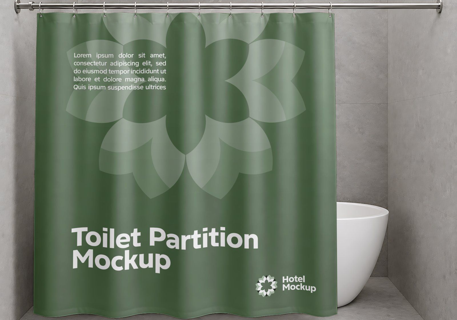 Premium Branding Light Green Hotel Mockup — image 5