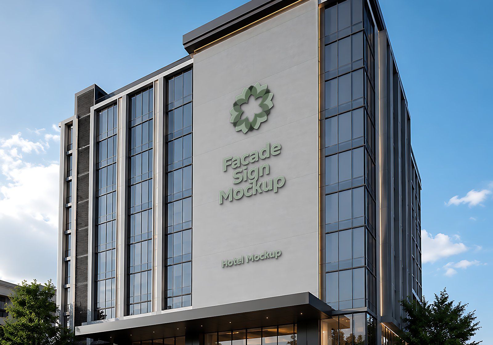 Premium Branding Light Green Hotel Mockup — image 16