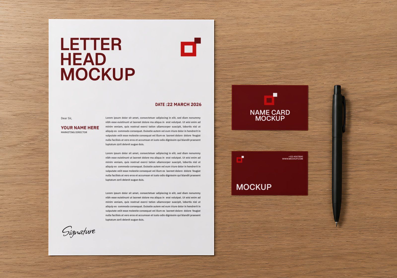 Corporate Identity & Office Branding Mockup Set - Company Branding Mockup Bundle (PSD) — image 10