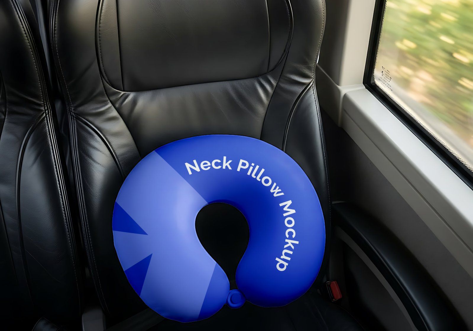 Premium Branding Bus Transportation Mockup