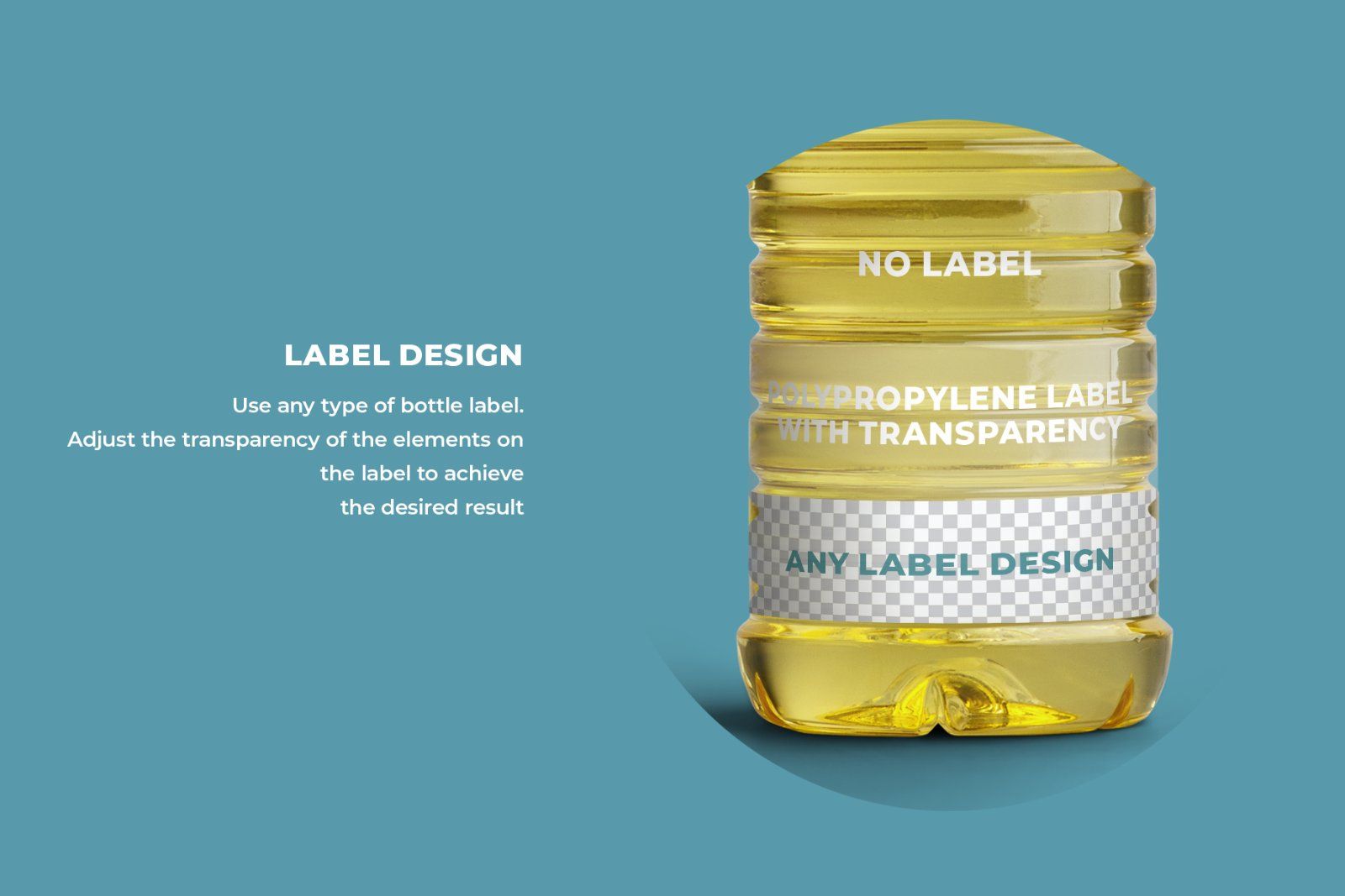 5 Mockups Plastic Sunflower Oil Bottles — image 8