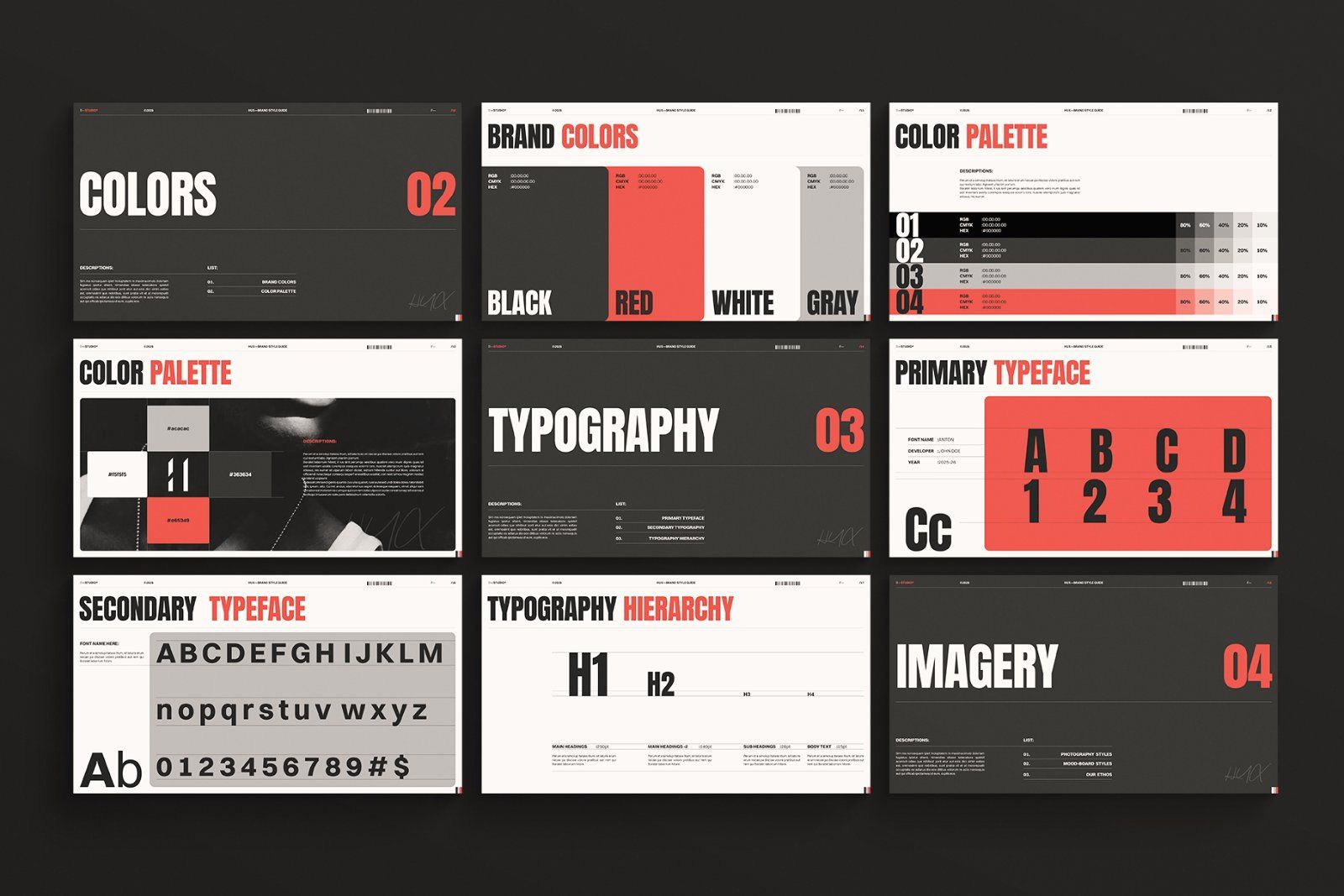 Brand Guidelines Presentation Design Template