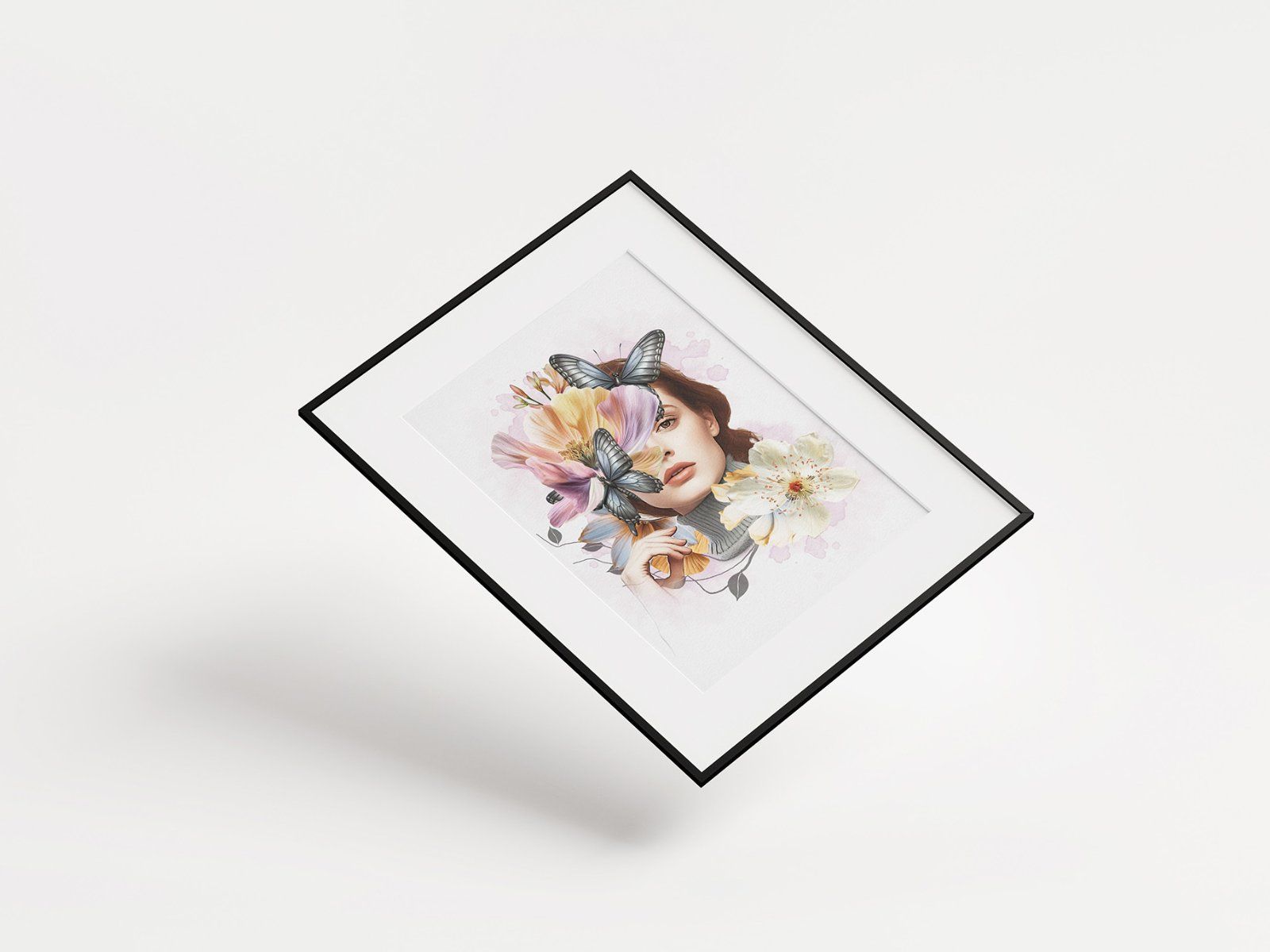 Flower Decoration Photo Template