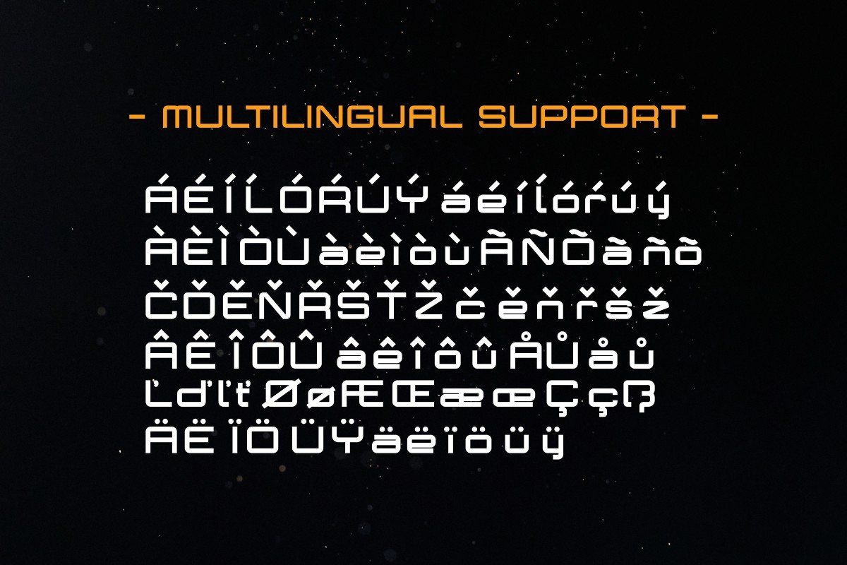 Solar Eclipse - Futuristic Space Font — image 7