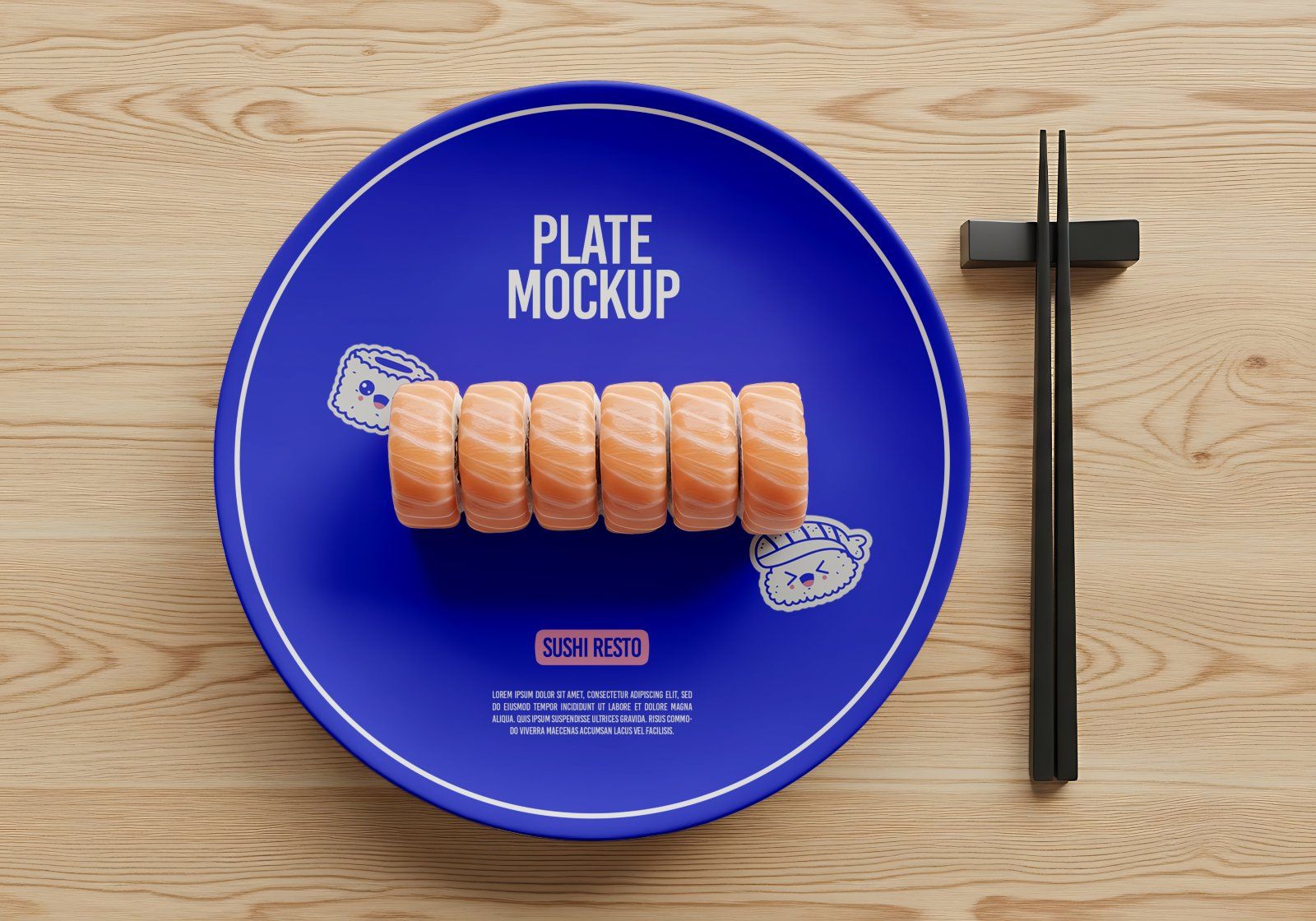 15 Premium Sushi Restaurant Bundle PSD Set for Japanese Restaurant