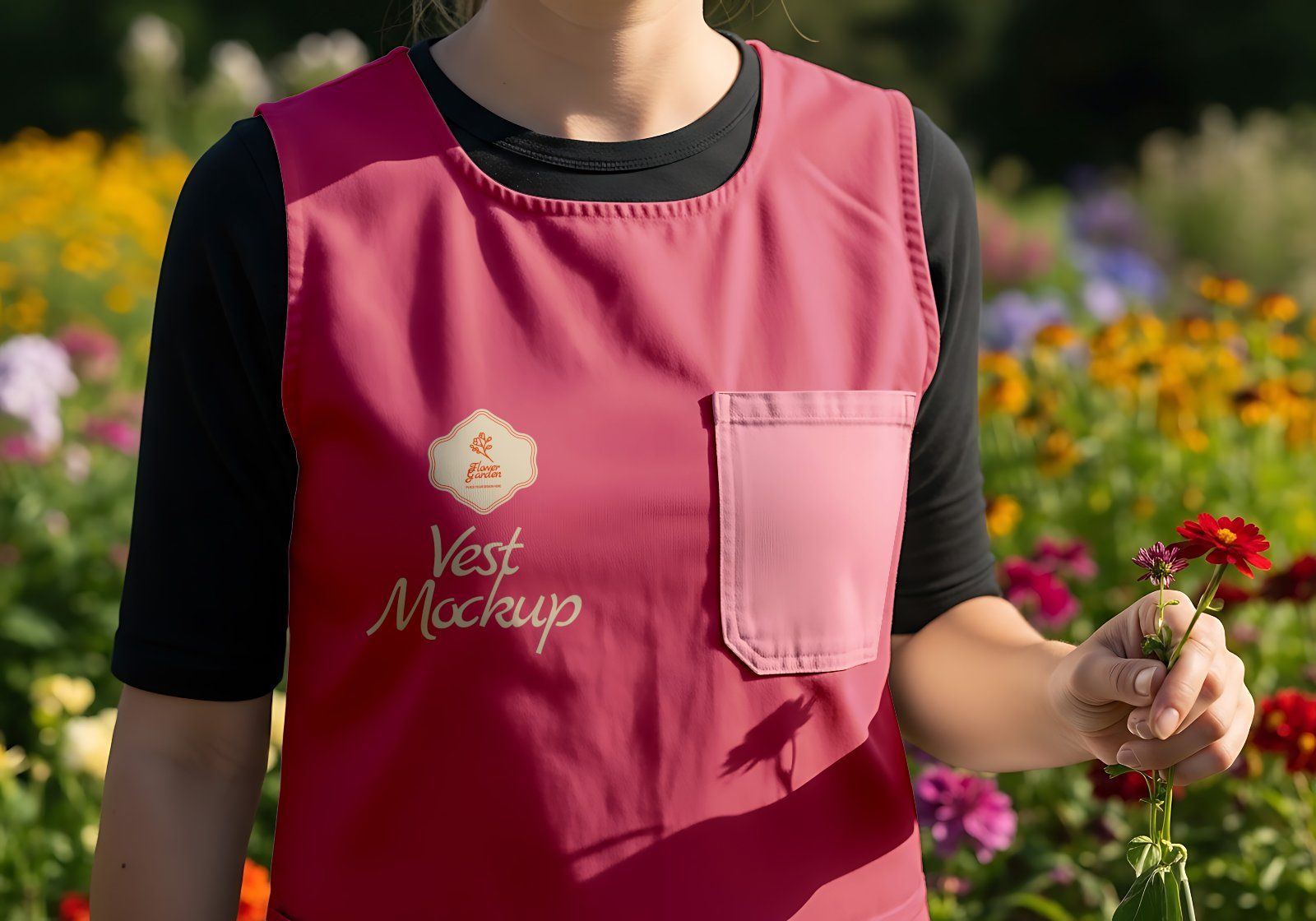 Premium Flower Garden Mockup Bundle PSD – Outdoor Branding & Floral Lifestyle Scenes