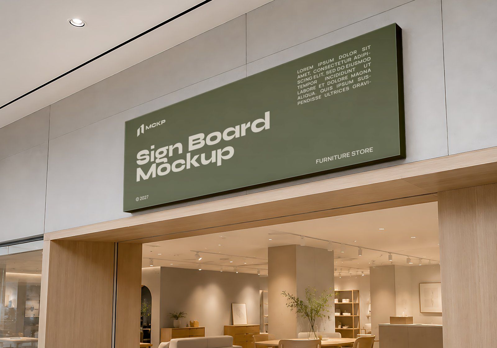 Premium Branding Home Furniture Mockup