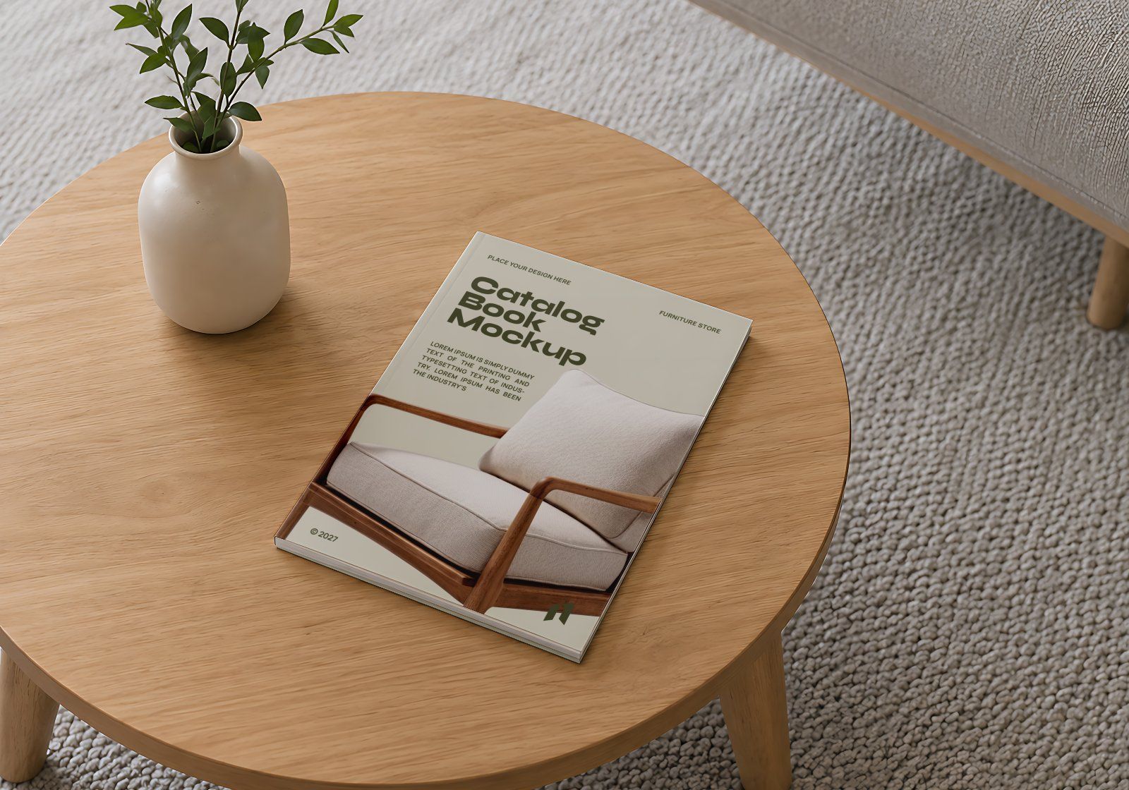 Premium Branding Home Furniture Mockup
