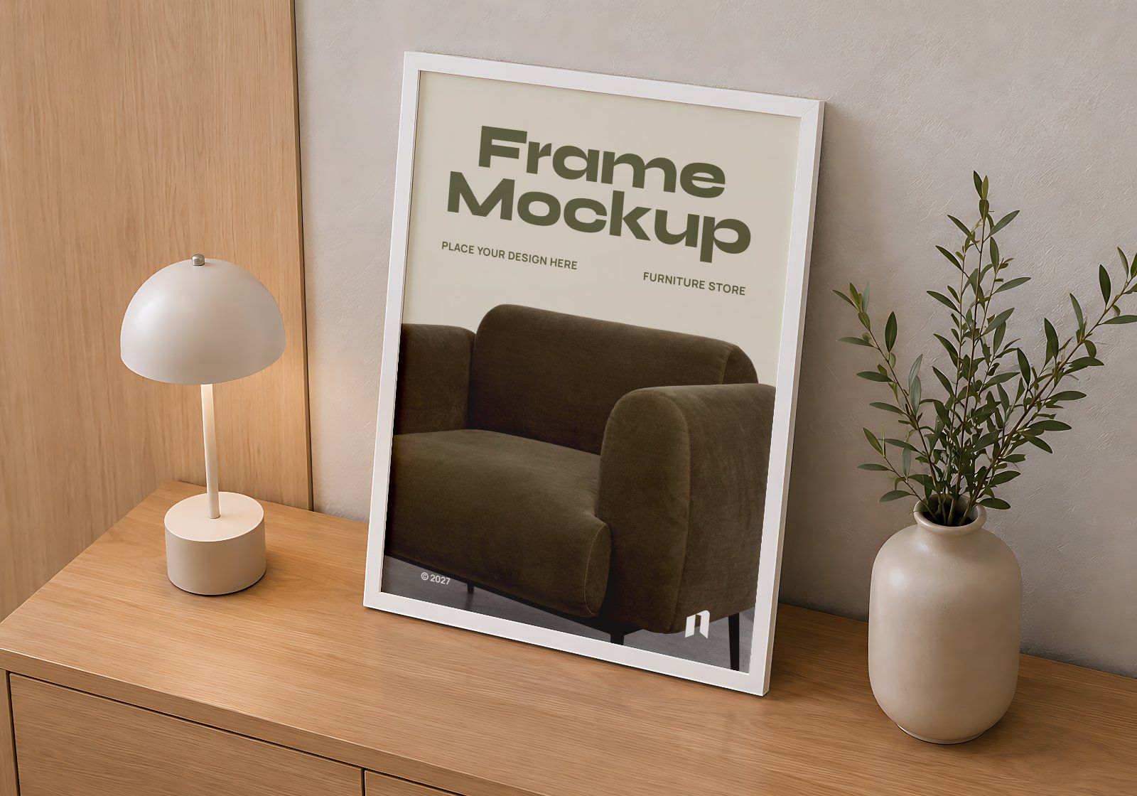 Premium Branding Home Furniture Mockup