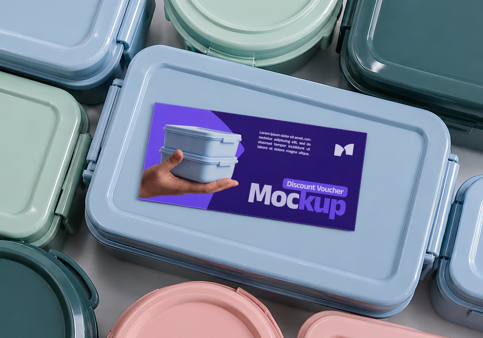 Premium Branding Plasticware Store Mockup