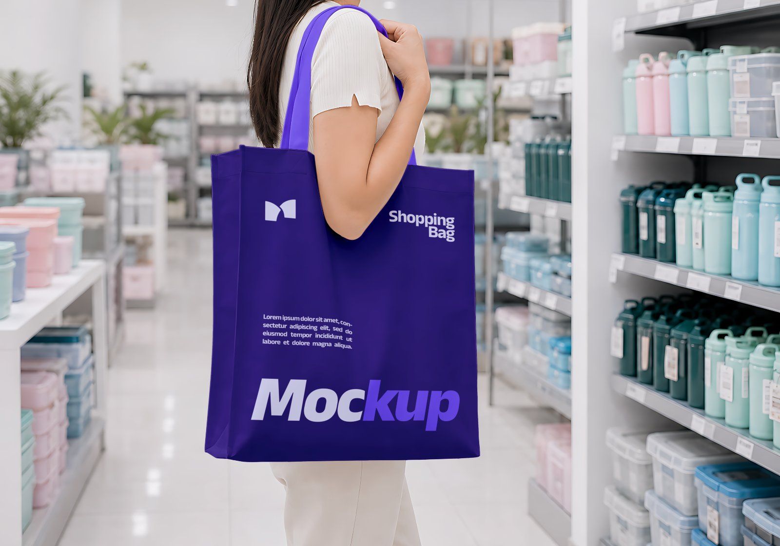 Premium Branding Plasticware Store Mockup