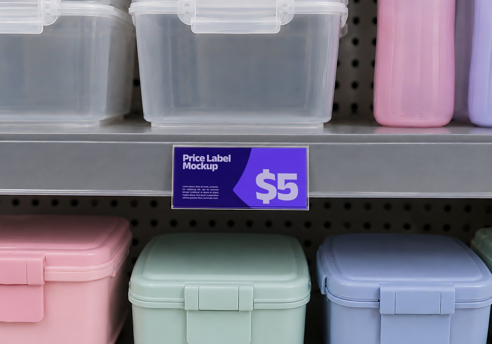 Premium Branding Plasticware Store Mockup