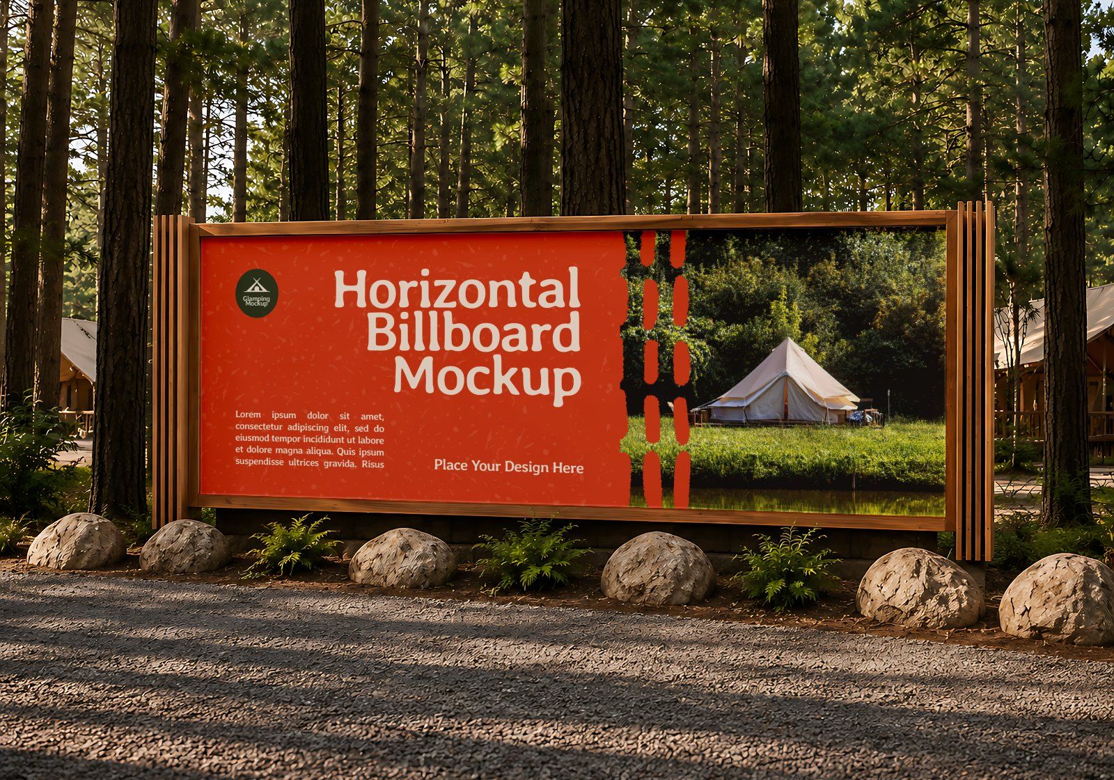 Premium Branding Bright Camping Mockup — image 7