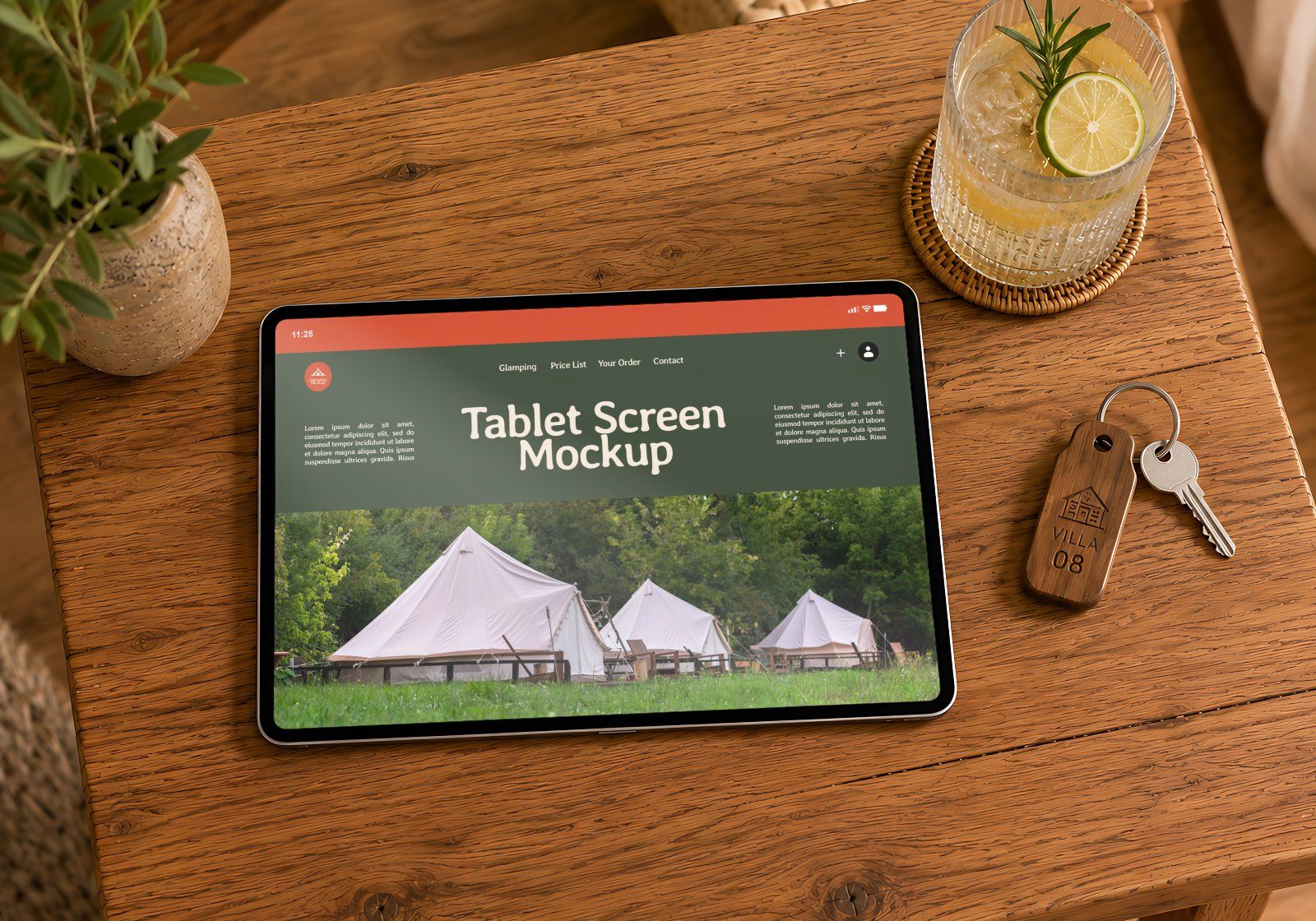 Premium Branding Bright Camping Mockup — image 13