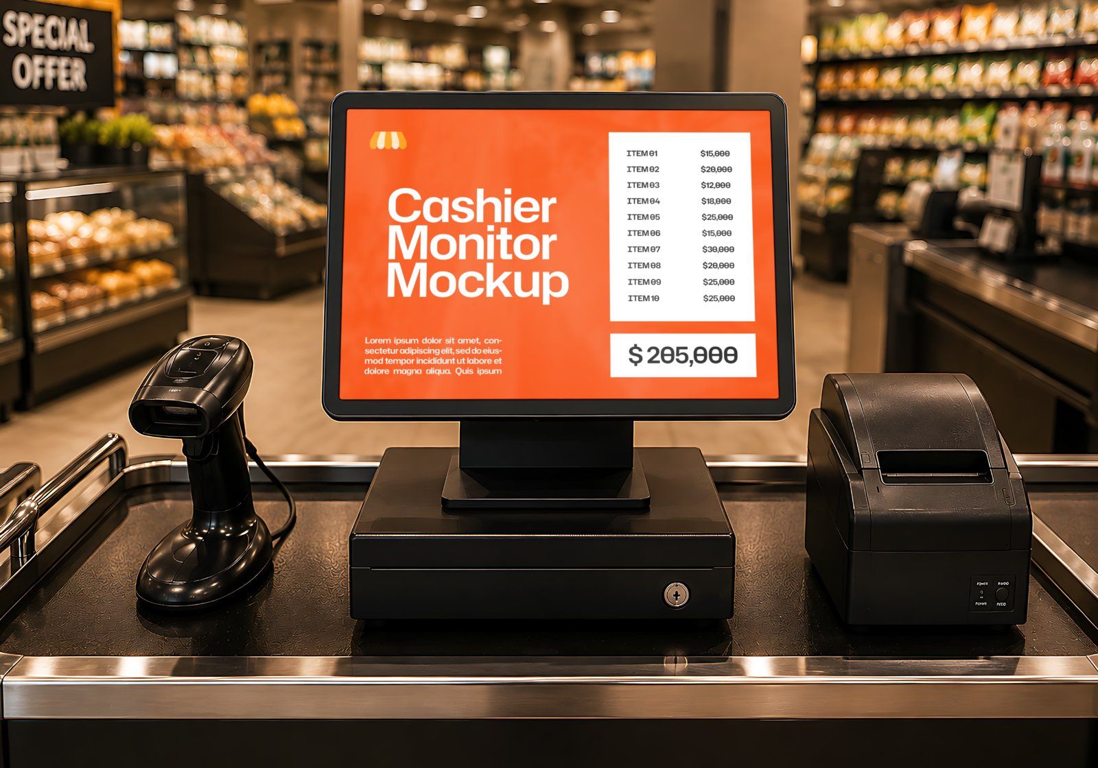 Supermarket Branding Mockup Bundle - 15 PSD Templates  Grocery Store & Retail Store Branding — image 6