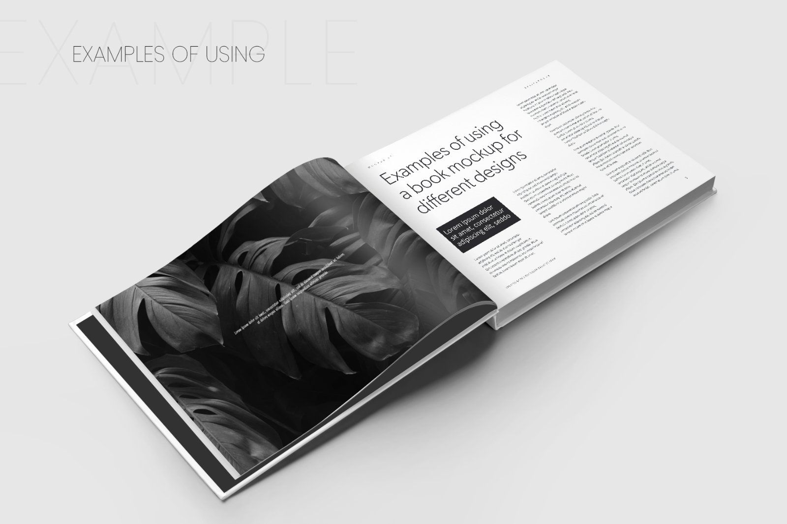 8 Book Mockups Hard Cover Landscape Oriantation