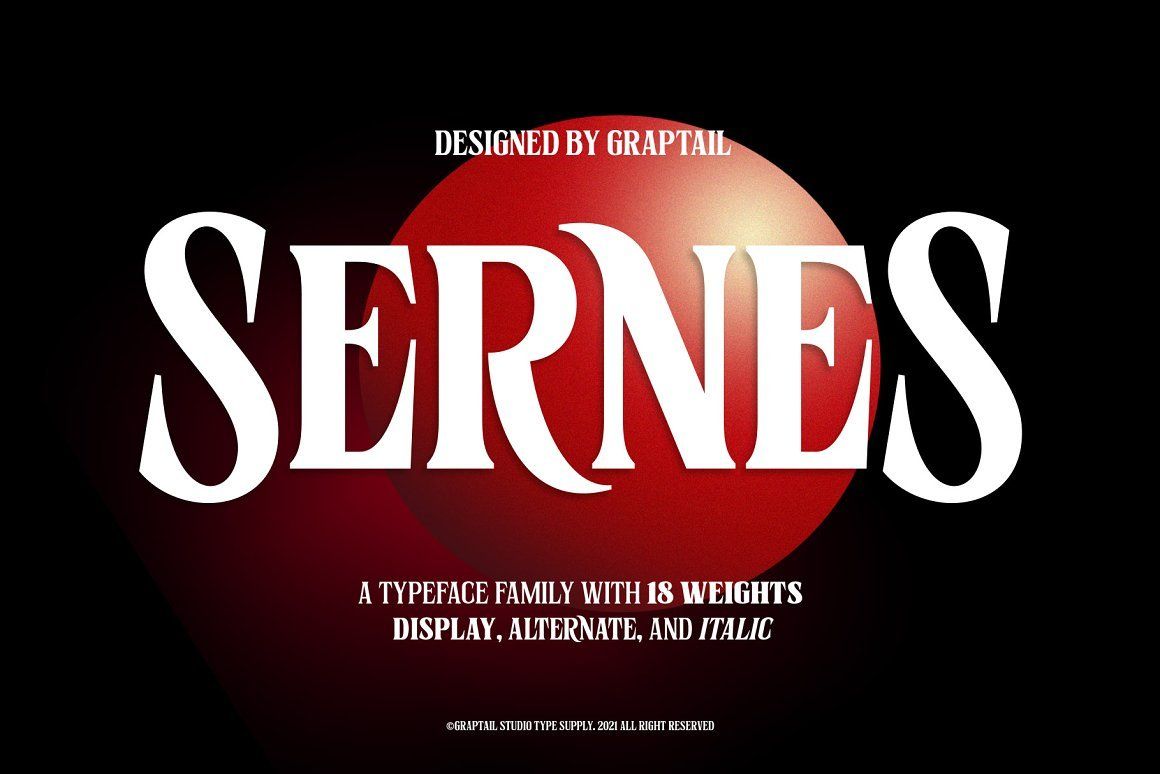 Sernes - Display Font — image 1