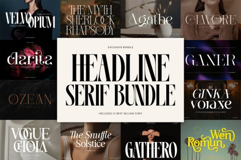 Headline Serif Font Bundle
