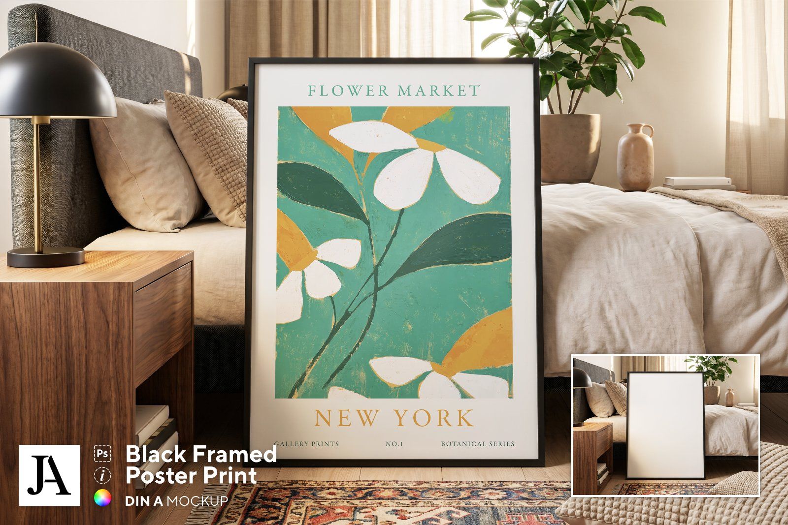 Black Framed Poster | DIN A PSD — image 1