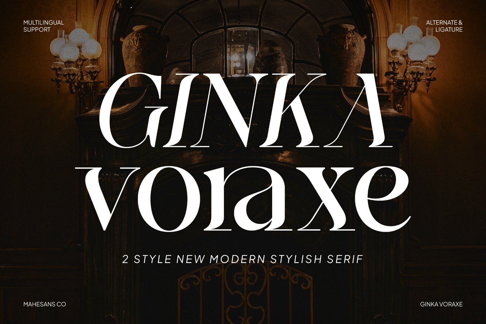 Ginka Voraxe – Modern Stylish Serif