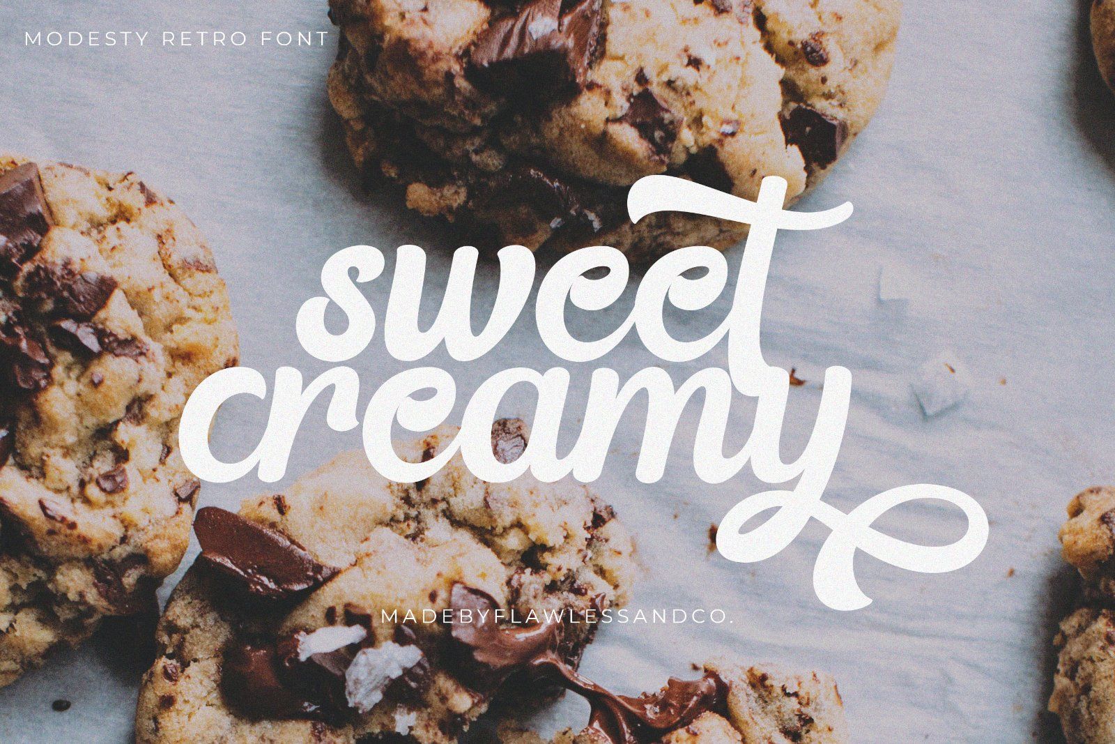 Modesty - Retro Script Font — image 3