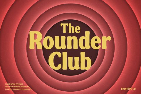 Rounder Club - Retro Bold Typeface