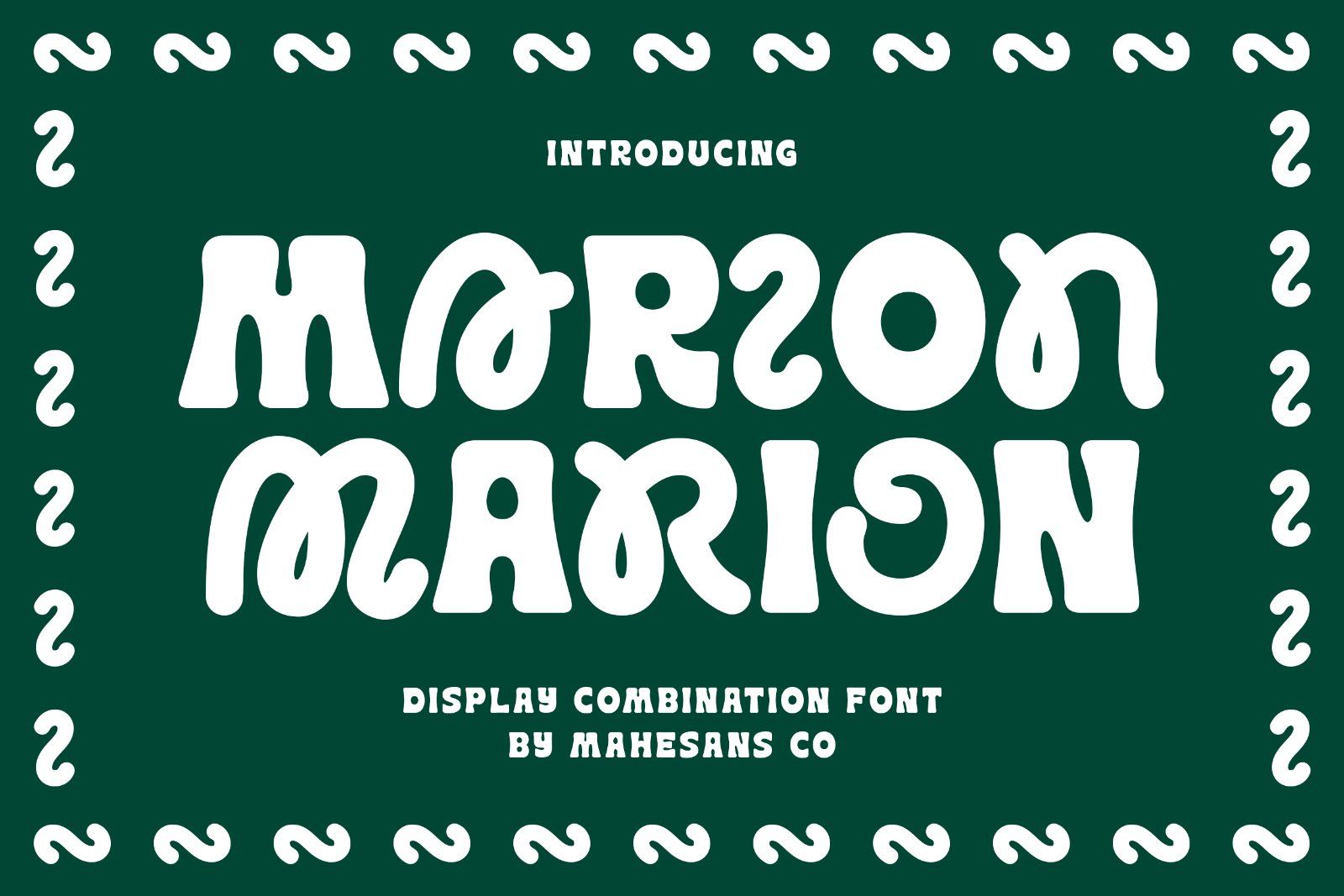 Marion - Display Combination Font