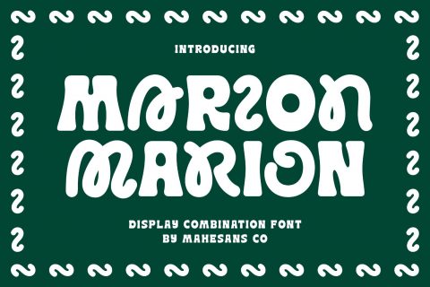 Marion - Display Combination Font