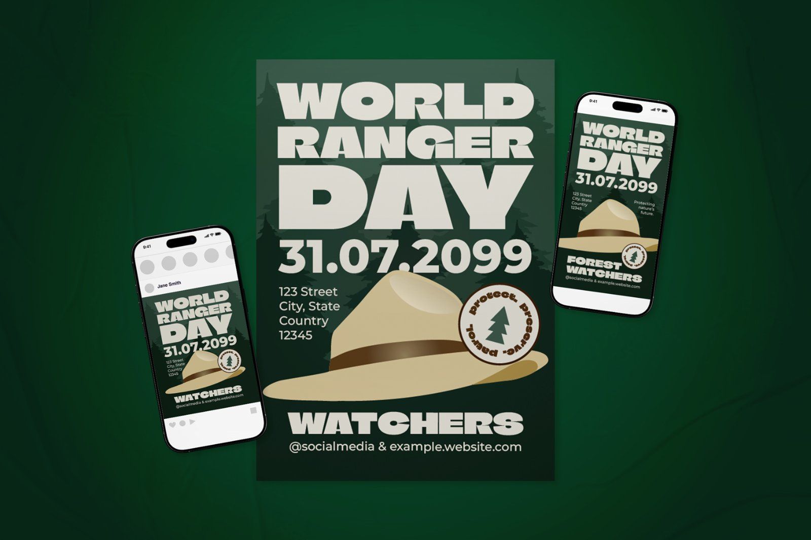 World Ranger Day Event Flyer Set — image 2