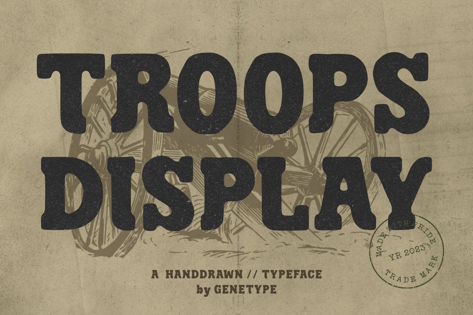 Troops Retro Typeface