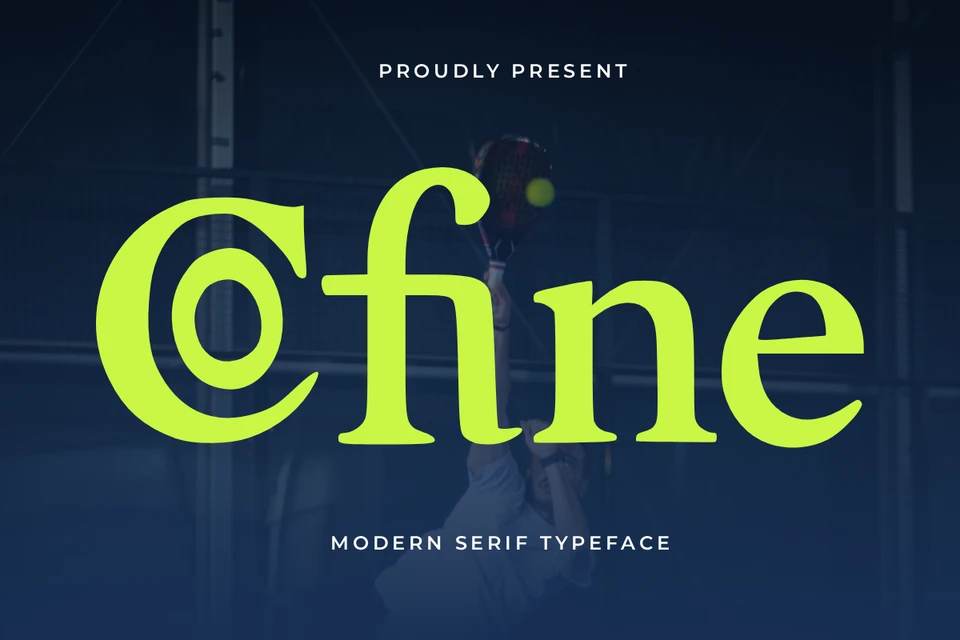 Cofine - Modern Serif Typeface & Sporty Elegance Font