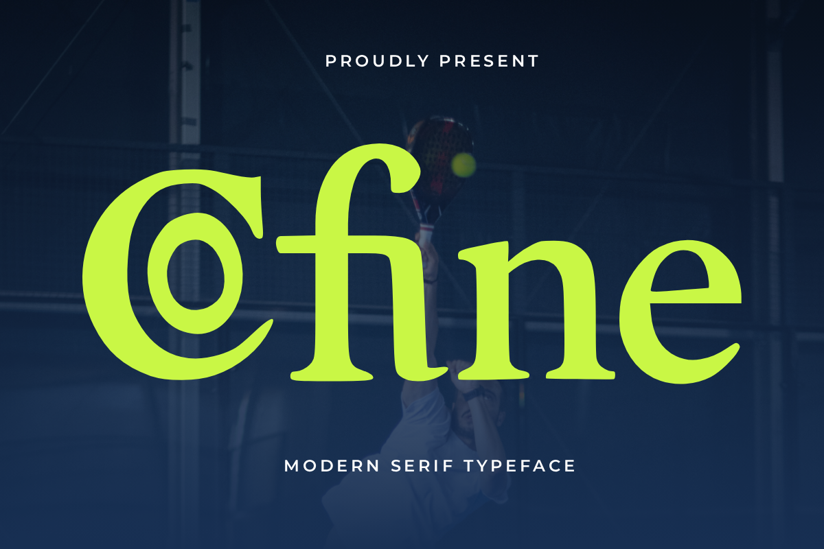 Cofine - Modern Serif Typeface & Sporty Elegance Font — image 1