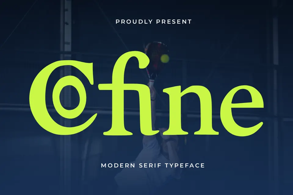 Cofine - Modern Serif Typeface & Sporty Elegance Font