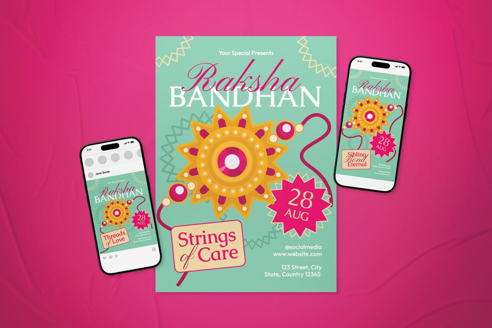 Raksha Bandhan Event Flyer Set — image 2