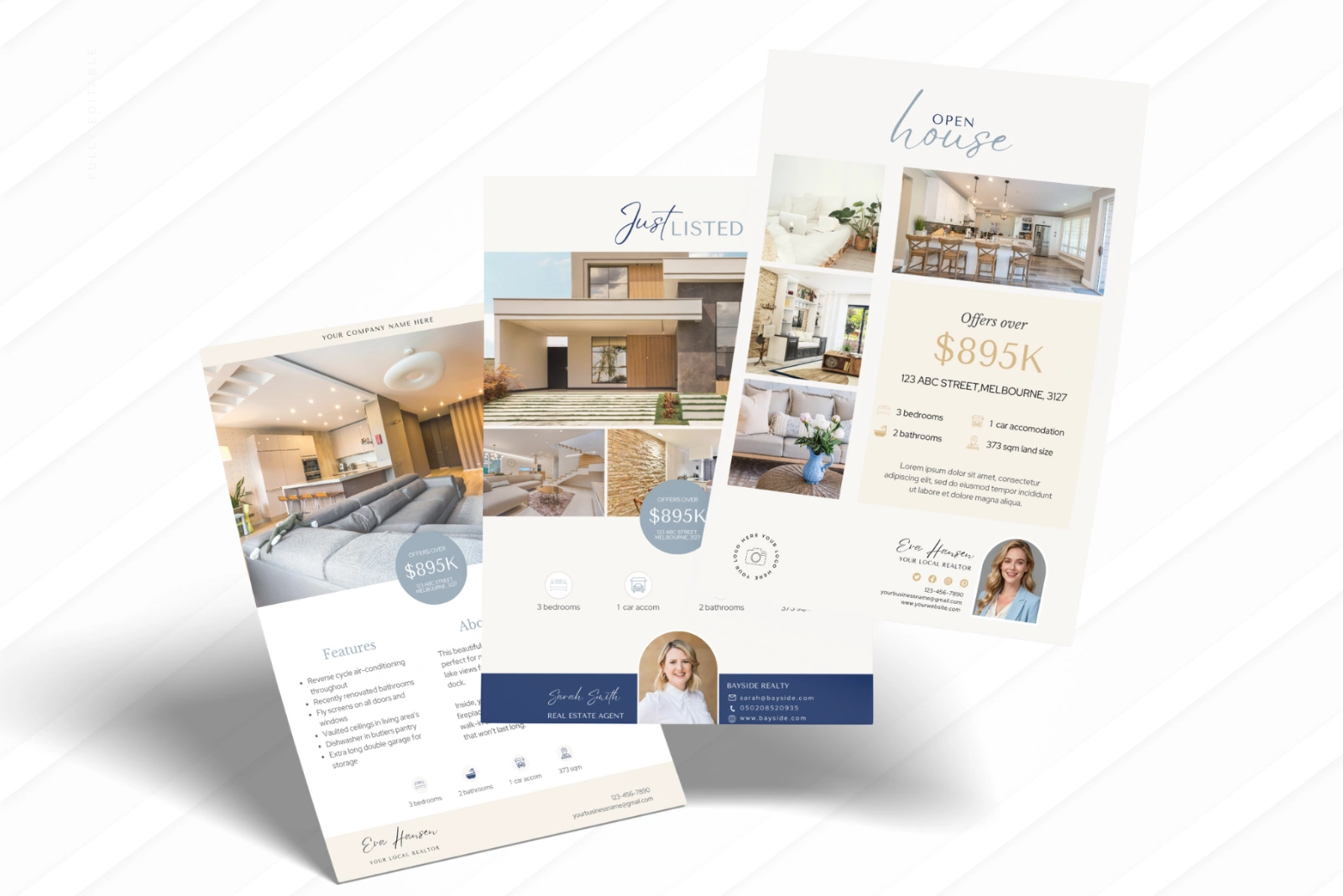 10 Real Estate Flyer Canva Templates — image 1