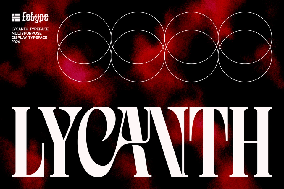 LYCANTH - Dramatic Serif Display Typeface