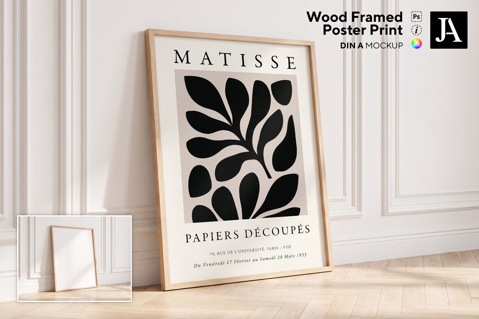 Wood Framed Poster | DIN A PSD — image 1