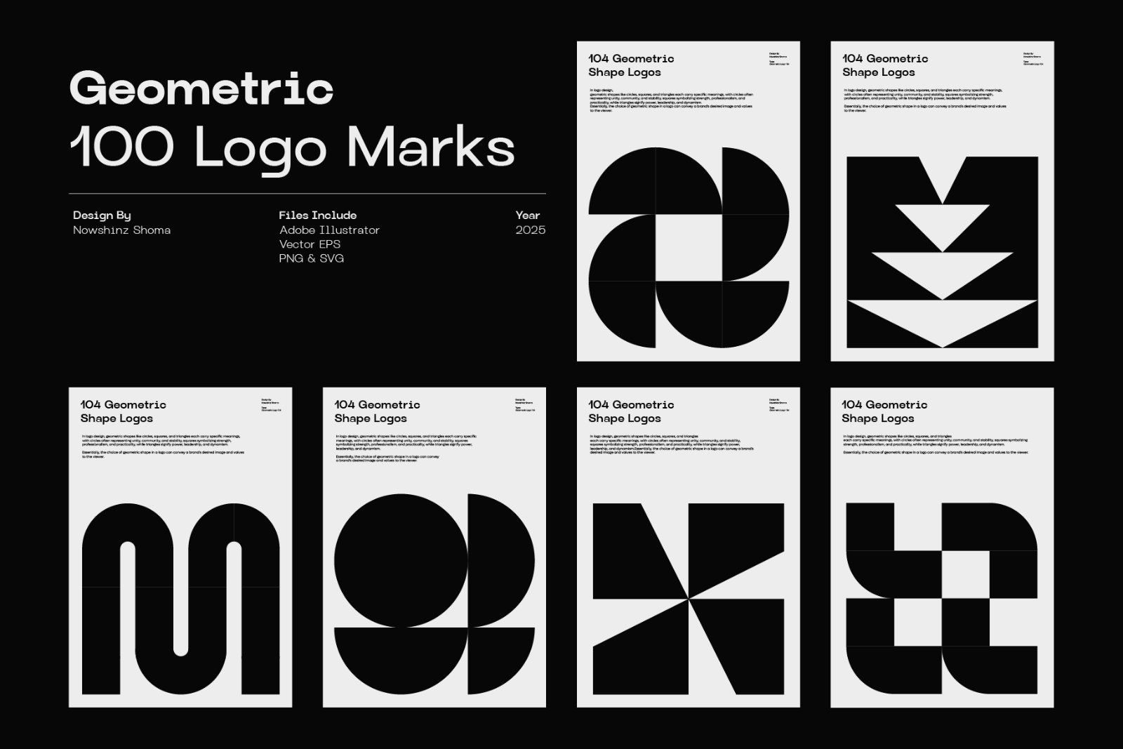 104 Geometric Logo Marks