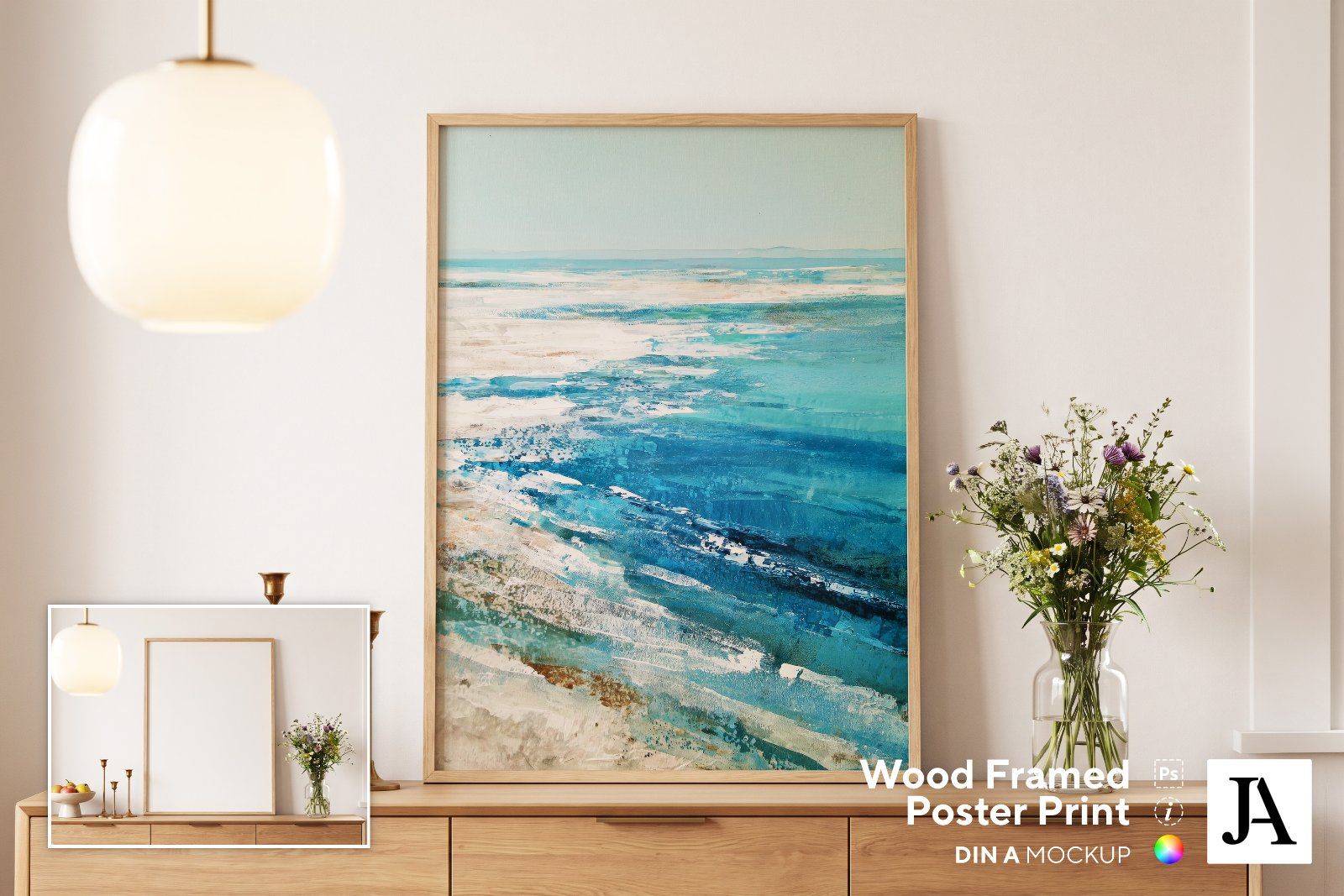 Wood Framed Poster | DIN A PSD