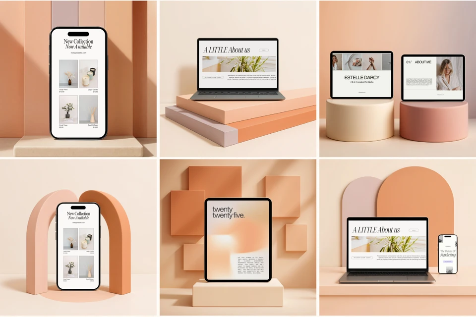 50 Digital Devices Canva Mockups