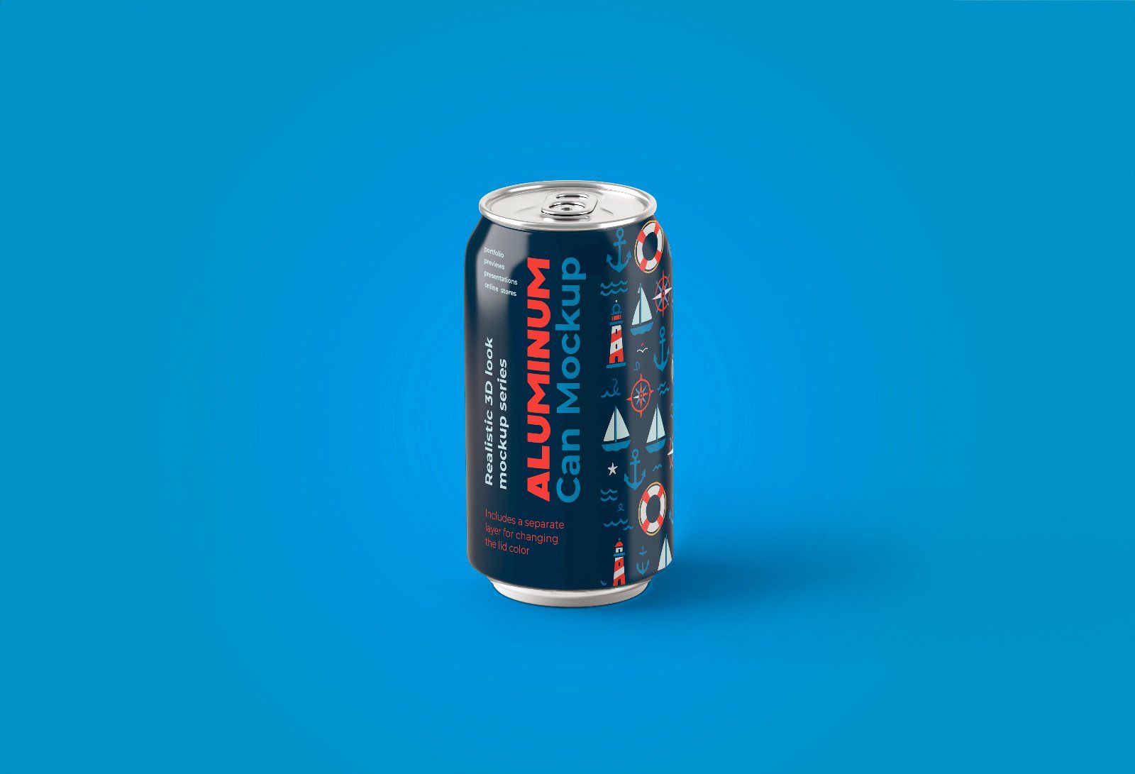 330ml Aluminum Can Mockup Set