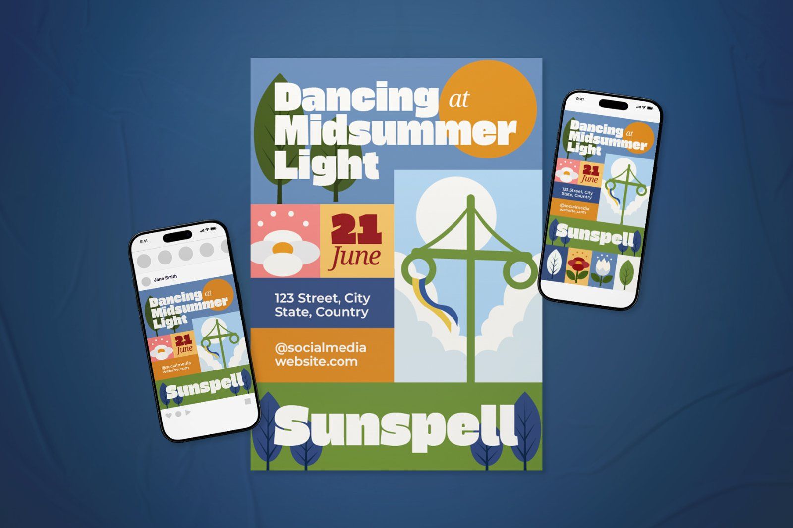 Midsummer Event Flyer Set — image 2