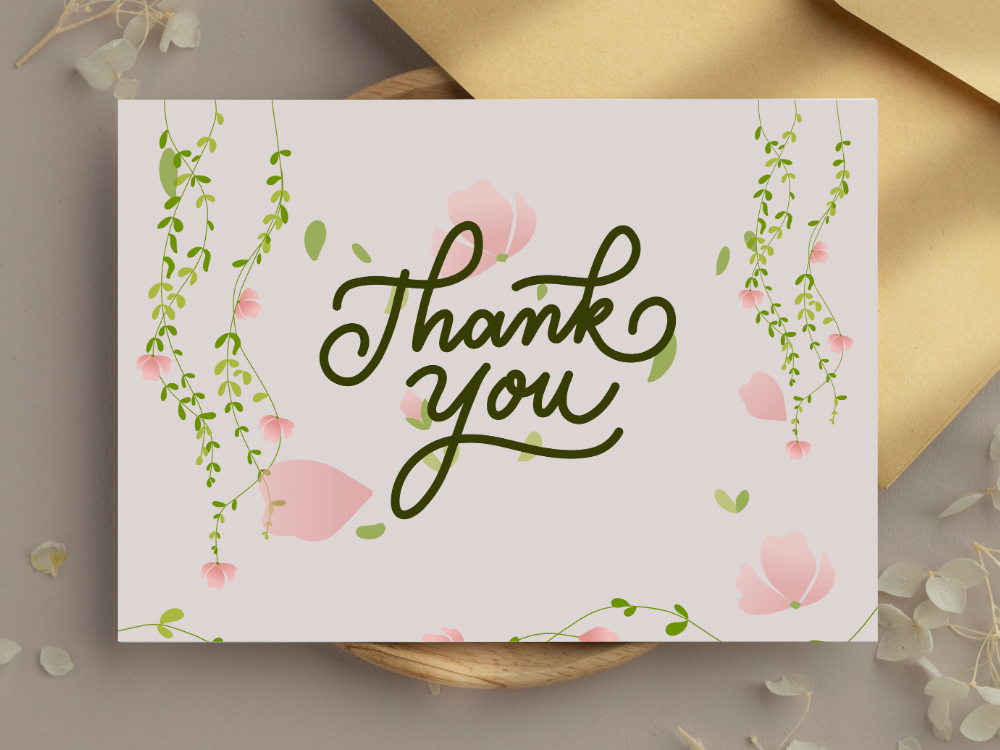 Premium Thank You Card Template – Printable & Digital Download — image 1