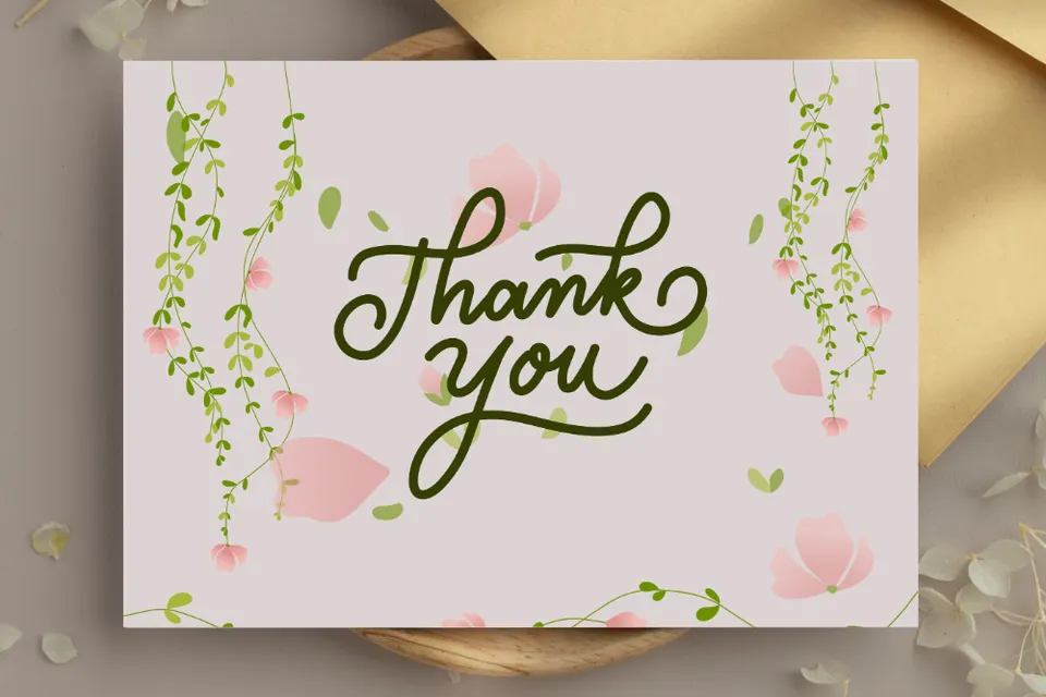 Premium Thank You Card Template – Printable & Digital Download